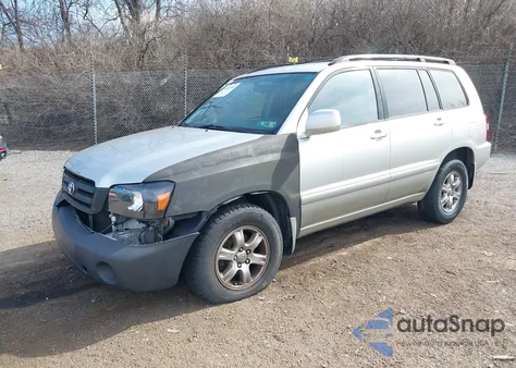 2006 Toyota Highlander V6 from USA, damaged, VIN JTEEP21AX60165532